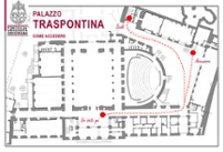 Accesso Palazzo Traspontina - Percorso temporaneo