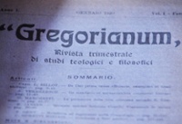 Il Centenario della rivista Gregorianum